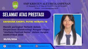 Eksperimen Bioteknologi Pangan (Tape) "Aletheia Festival Sains" dalam rangka HARKITNAS 2024