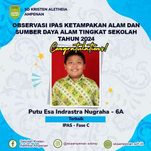 Observasi IPAS Ketampakan Alam dan Sumber Daya Alam tingkat sekolah tahun 2024