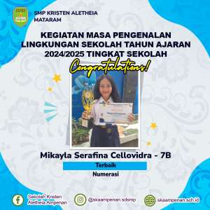 Kegiatan Masa Pengenalan Lingkungan Sekolah Tahun Ajaran 2024/2025 Tingkat Sekolah