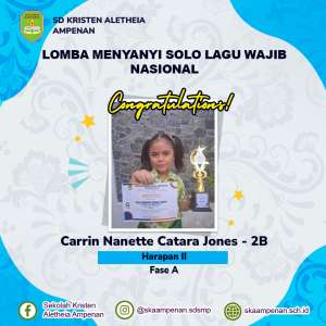 Harapan II Lomba Menyanyi Solo Lagu Wajib Nasional