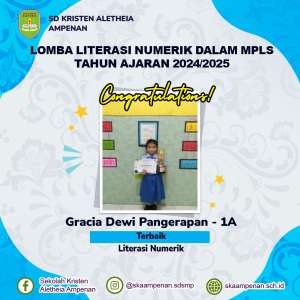 Lomba Literasi Numerik kelas 1;dalam MPLS Ajaran 2024/2025