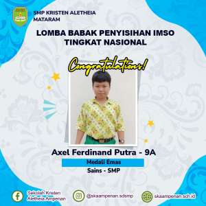 Lomba Babak Penyisihan IMSO KategorI SMP Bidang Studi SAINS Tingkat Nasional