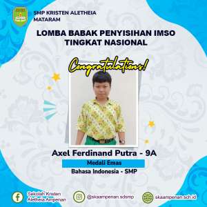 Lomba Babak Penyisihan IMSO KategorI SMP Bidang Studi Bahasa Indonesia Tingkat Nasional