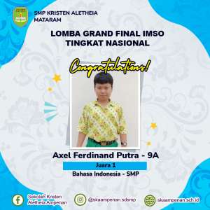 Lomba Grand Final IMSO Tingkat Nasional Kategori SMP Bidang Studi Bahasa Indonesia