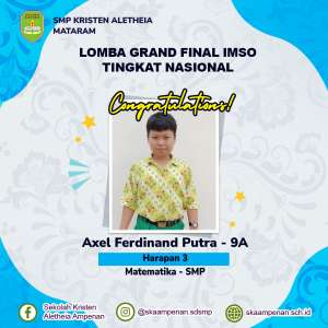 Lomba Grand Final IMSO Tingkat Nasional Kategori SMP Bidang Studi Matematika