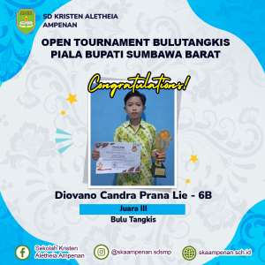 Open Tournament Bulutangkis Piala Bupati Sumbawa Barat