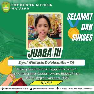 Indonesia Best Student Award Babak Final Online Tingkat Nasional 2025
