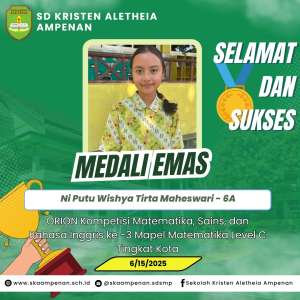 ORION Kompetisi Matematika, Sains, dan Bahasa Inggris ke - 3 Mapel Matematika Level C Tingkat Kota