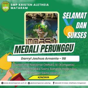 OMNAS 14 (Kompetisi Nasional Matematika Sains Bahasa Inggris ke-14) Mapel Sains Level 4