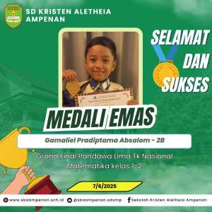 Grand Final Pandawa Lima Tk Nasional Matematika kelas 1-2