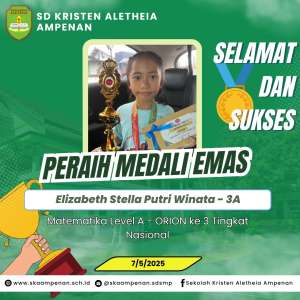 Matematika Level A ORION ke 3 Tingkat Nasional