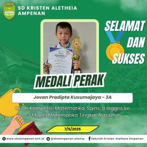 Kompetisi Matematika, Sains, B.Inggris ke -3 Mapel Matematika Tingkat Nasional