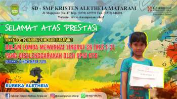Lomba Mewarnai Tingkat SD (Kelas 1-3) yang diselenggarakan oleh KPID NTB
