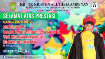 Lomba Mewarnai tingkat TK yang diselenggarakan oleh Mc Donald's Sriwijaya