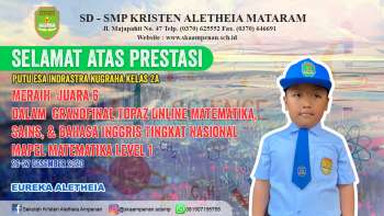 Grandfinal Topaz Online Matematika, Sains, & Bahasa Inggris Tingkat Nasional Mapel Matematika Level 1