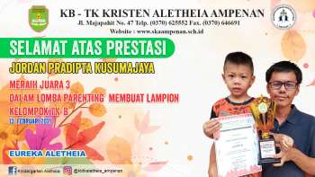 Lomba Parenting Membuat Lampion Kelompok TK-B