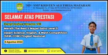 Dalam Science, English, & Math Competition (SEM-COM) Tingkat Nasional