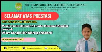 Lomba Mewarnai Sepulau Lombok Dalam Rangka Hari Olahraga Nasional