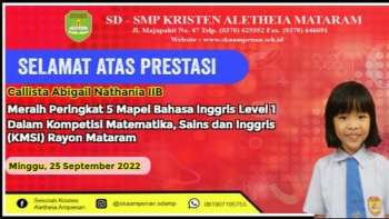 Kompetisi Matematika, Sains dan Inggris (KMSI) Rayon Mataram