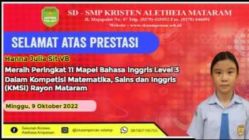 Kompetisi Matematika, Sains dan Inggris (KMSI) Rayon Mataram