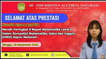 Kompetisi Matematika, Sains dan Inggris (KMSI) Rayon Mataram
