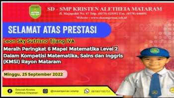 Kompetisi Matematika, Sains dan Inggris (KMSI) Rayon Mataram