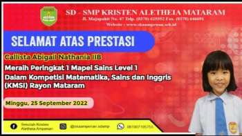 Kompetisi Matematika, Sains dan Inggris (KMSI) Rayon Mataram