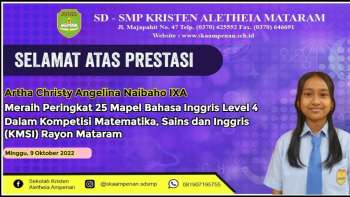 Kompetisi Matematika, Sains dan Inggris (KMSI) Rayon Mataram