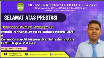 Kompetisi Matematika, Sains dan Inggris (KMSI) Rayon Mataram