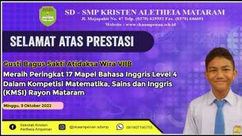 Kompetisi Matematika, Sains dan Inggris (KMSI) Rayon Mataram
