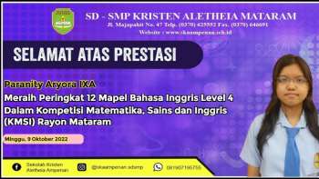 Kompetisi Matematika, Sains dan Inggris (KMSI) Rayon Mataram
