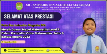 Kompetisi ORION Matematika, Sains, & Bahasa Inggris 2022