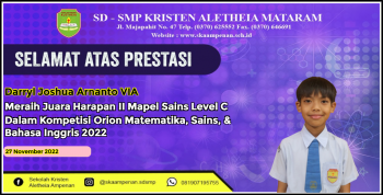 Kompetisi ORION Matematika, Sains, & Bahasa Inggris 2022