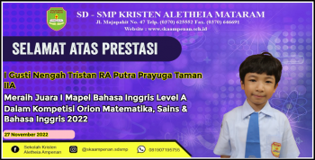 Kompetisi ORION Matematika, Sains, & Bahasa Inggris 2022