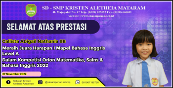Kompetisi ORION Matematika, Sains, & Bahasa Inggris 2022