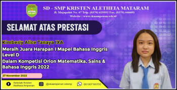 Kompetisi ORION Matematika, Sains, & Bahasa Inggris 2022