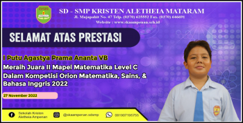 Kompetisi ORION Matematika, Sains, & Bahasa Inggris 2022