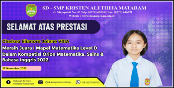 Kompetisi ORION Matematika, Sains, & Bahasa Inggris 2022