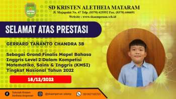 Kompetisi Matematika, Sains & Inggris (KMSI) Tingkat Nasional Tahun 2022