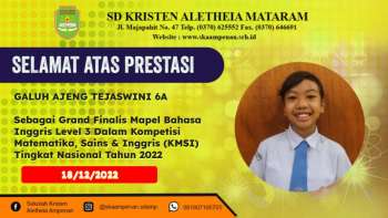 Kompetisi Matematika, Sains & Inggris (KMSI) Tingkat Nasional Tahun 2022