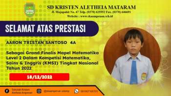Kompetisi Matematika, Sains & Inggris (KMSI) Tingkat Nasional Tahun 2022