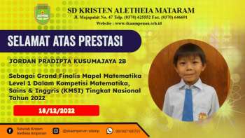 Kompetisi Matematika, Sains & Inggris (KMSI) Tingkat Nasional Tahun 2022