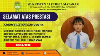 Kompetisi Matematika, Sains & Inggris (KMSI) Tingkat Nasional Tahun 2022