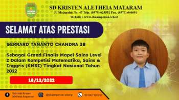 Kompetisi Matematika, Sains & Inggris (KMSI) Tingkat Nasional Tahun 2022