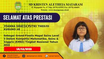 Kompetisi Matematika, Sains & Inggris (KMSI) Tingkat Nasional Tahun 2022