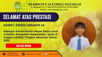 Kompetisi Matematika, Sains & Inggris (KMSI) Tingkat Nasional Tahun 2022