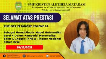Kompetisi Matematika, Sains & Inggris (KMSI) Tingkat Nasional Tahun 2022