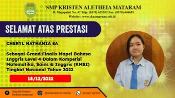 Kompetisi Matematika, Sains & Inggris (KMSI) Tingkat Nasional Tahun 2022