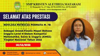 Kompetisi Matematika, Sains & Inggris (KMSI) Tingkat Nasional Tahun 2022