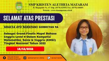 Kompetisi Matematika, Sains & Inggris (KMSI) Tingkat Nasional Tahun 2022